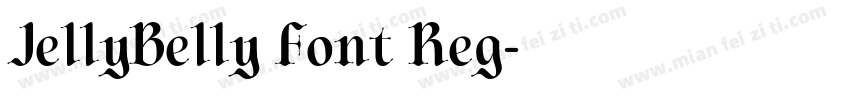 JellyBelly Font Reg字体转换